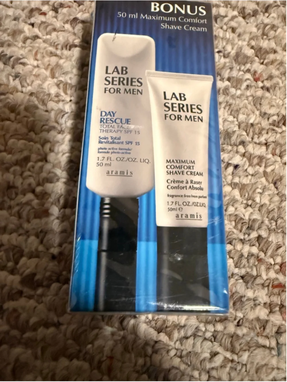 NEW Lab Series Shave Cream for Men Daily Rescue SPF Set 1.7oz